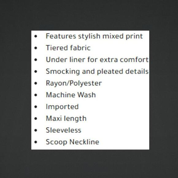 Women's Medium Sleeveless Printed Overlay Long Maxi Dress - Picture 2 of 10